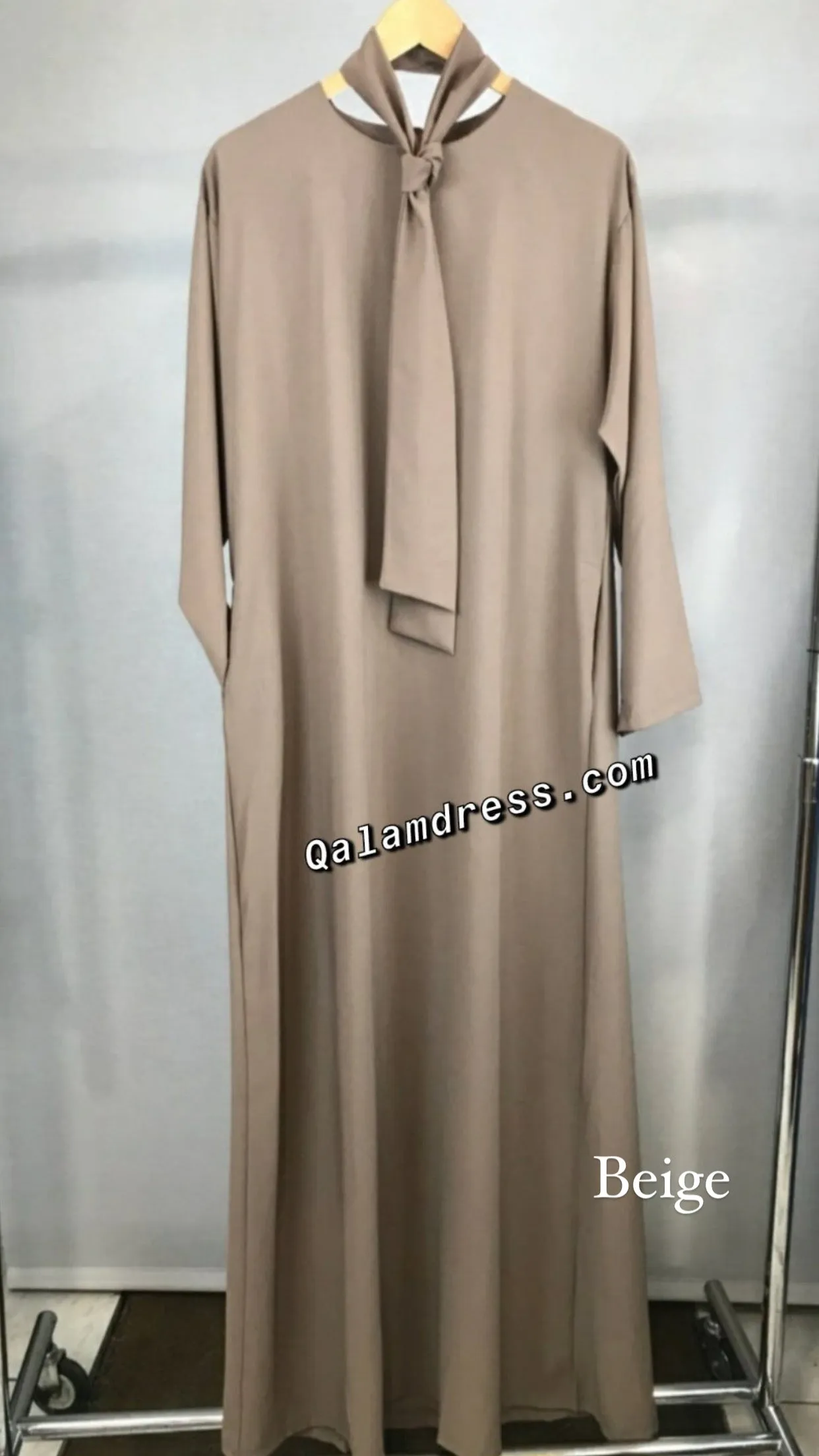 Abaya Nissa BELT 160 - Grande de taille 1,75m/80- Tendance Hijab