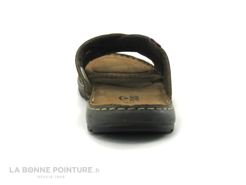 Achat chaussures Point d Orgues Homme Mule Sabot et Tong, vente Point d Orgues EVION 17 marron - Mule Homme  - Brides croisees