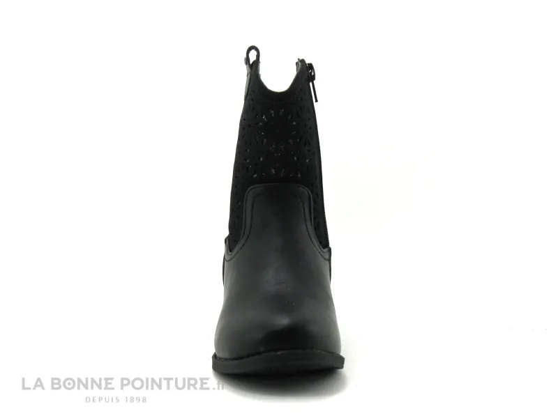 Achat chaussures Wipop Enfant Botte et Bottillon, vente Wipop DYFFA noir - Bottes fille western zip