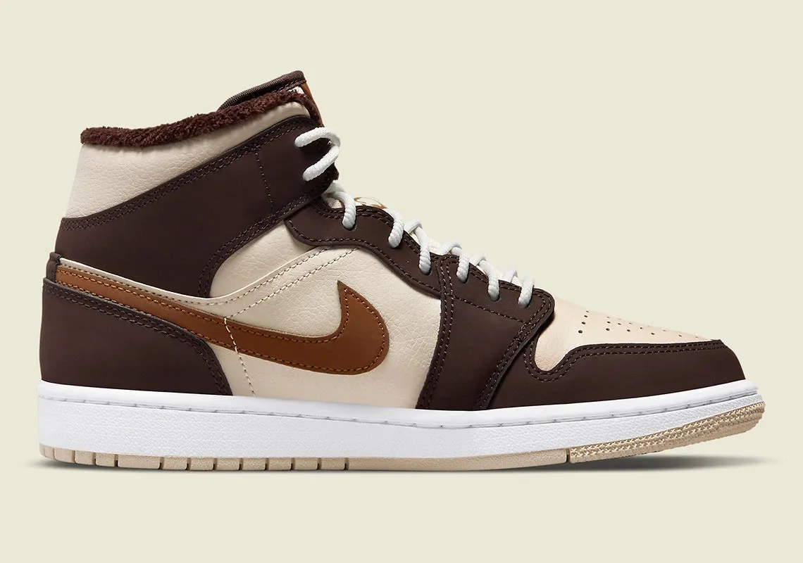 Air Jordan 1 Mid SE Brown Basalt Oatmeal