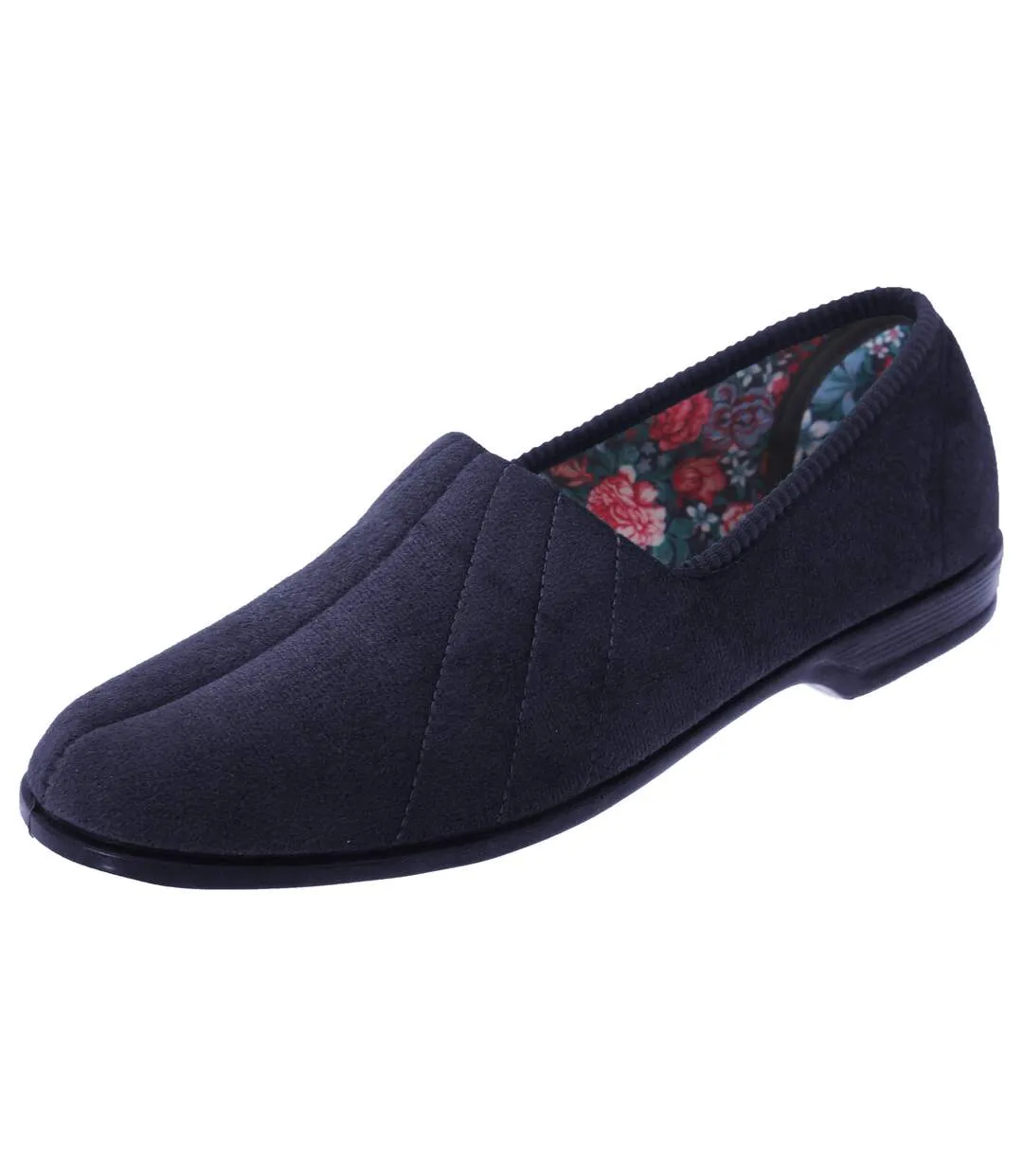 Audrey iii chaussons en velours femme bleu marine Sleepers