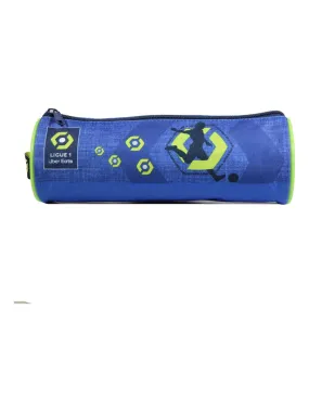 BAGTROTTER Trousse scolaire ronde Ligue 1 Football Bleue - Bleu