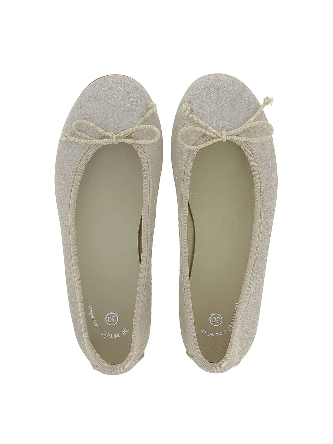 Ballerine en cuir fille