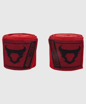 Bandes de boxe Ringhorns Charger - Rouge - 2,5 mètres