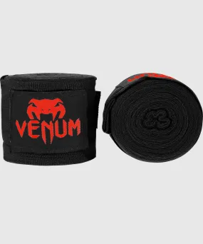 Bandes de boxe Venum Kontact - Noir/Rouge - 4 mètres