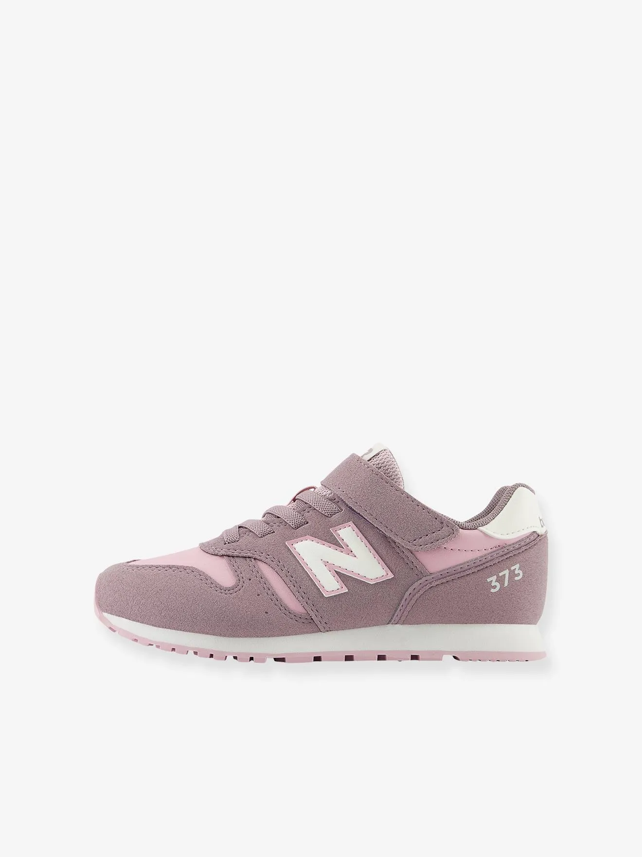 Baskets à lacets enfant YV373VQ2 NEW BALANCE® rose clair uni avec decor - New Balance