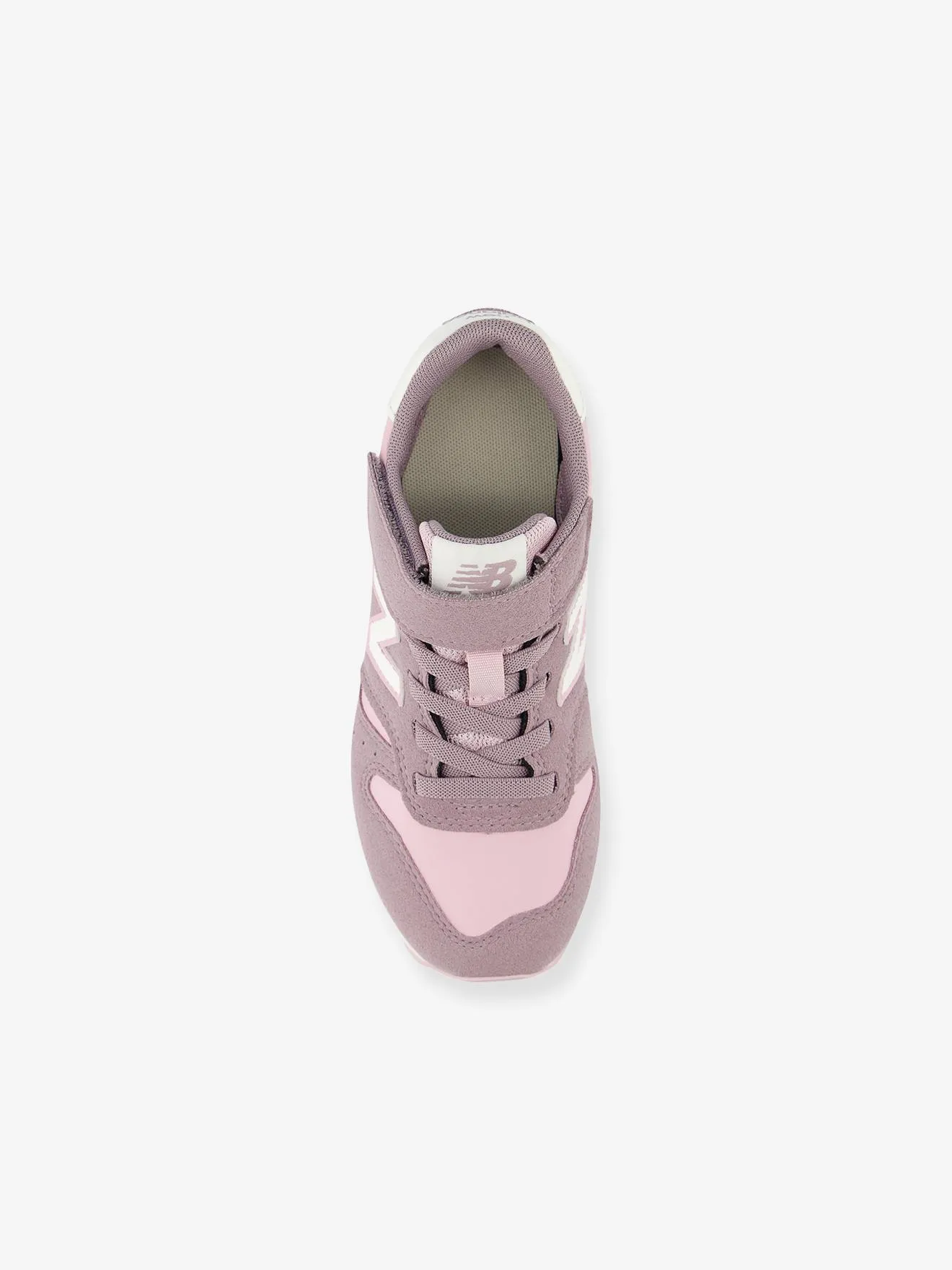 Baskets à lacets enfant YV373VQ2 NEW BALANCE® rose clair uni avec decor - New Balance