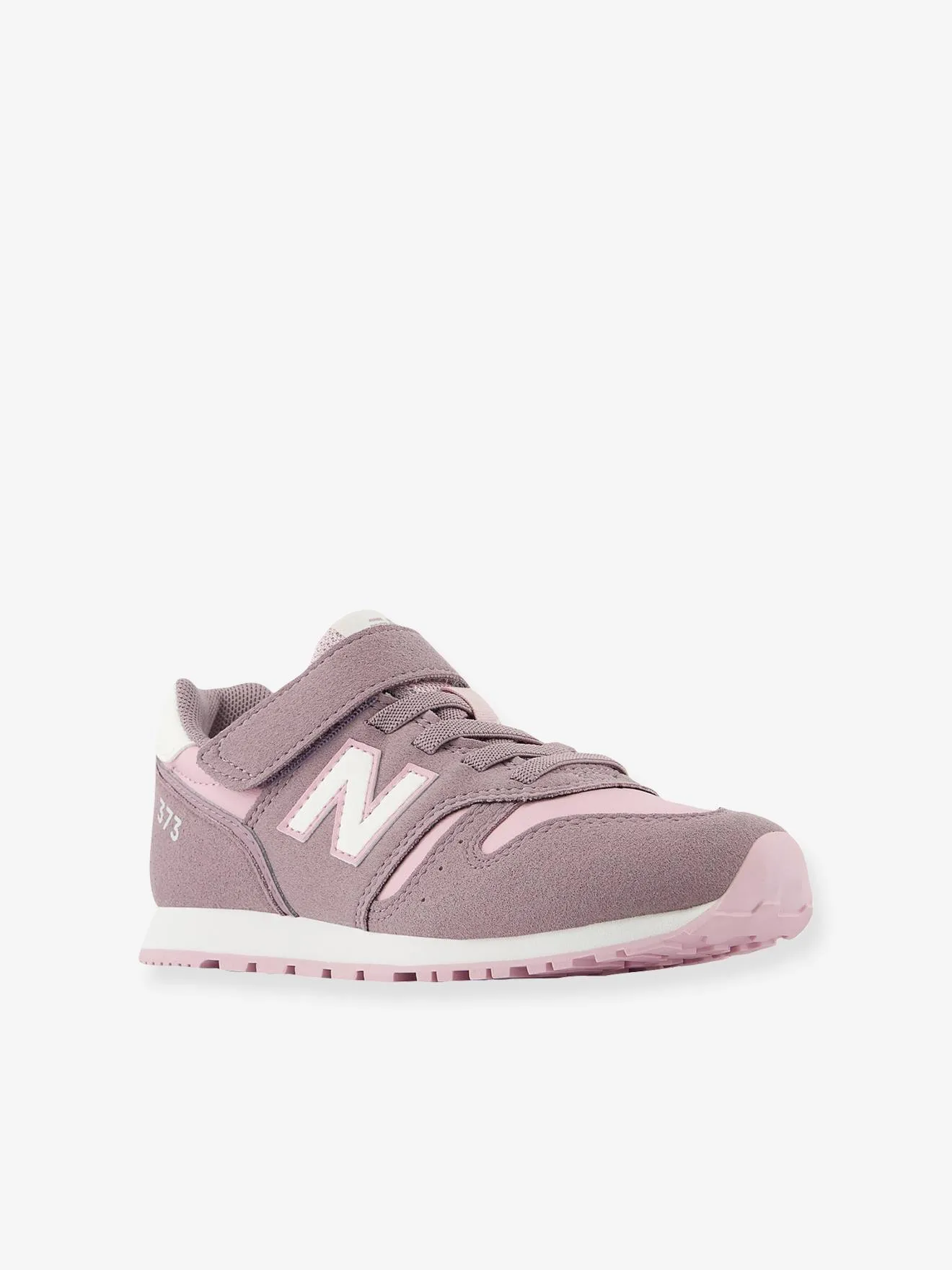 Baskets à lacets enfant YV373VQ2 NEW BALANCE® rose clair uni avec decor - New Balance