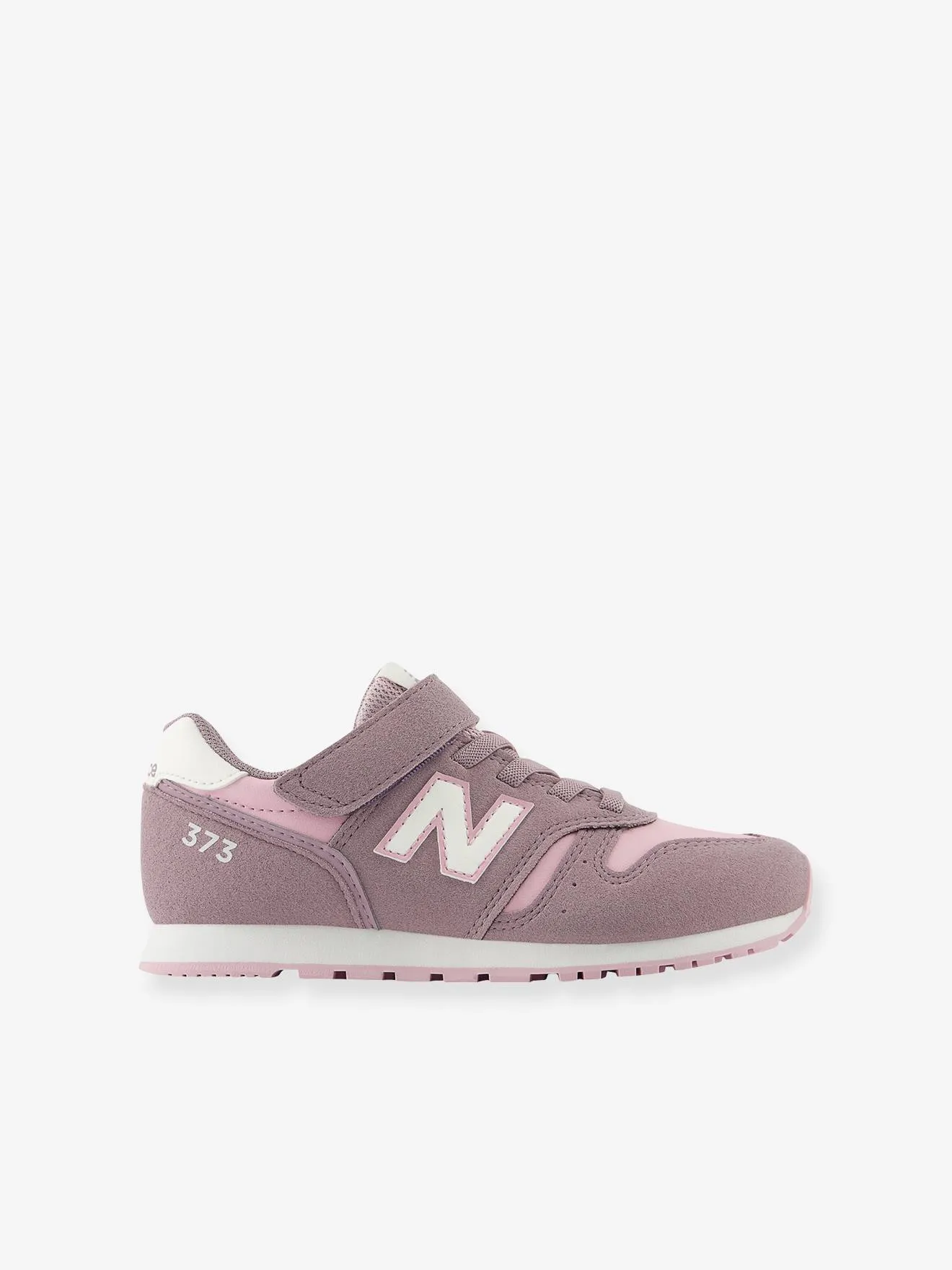 Baskets à lacets enfant YV373VQ2 NEW BALANCE® rose clair uni avec decor - New Balance