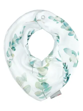 Bavoir bandana en coton, Eucalyptus SEVIRA KIDS - Blanc