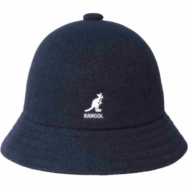 Bob Casual KANGOL hiver dark blue| Chapeaux laine KANGOL décontracté bleu