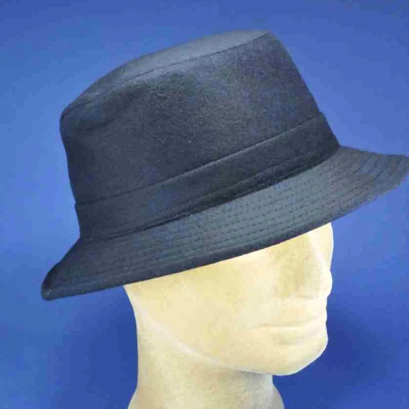 Bob laine casual bleu marine Téflon | Chapeaux hiver décontracté navy