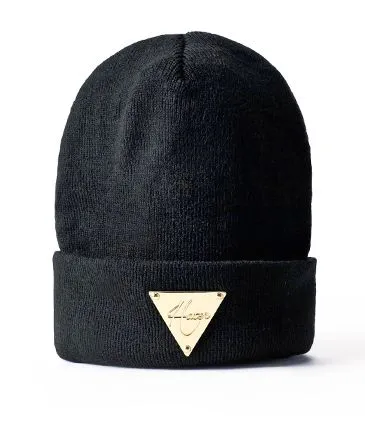 Bonnet Hater Plaque Or Triangle Swag Homme Femme