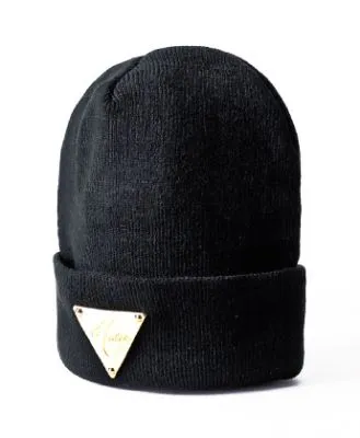 Bonnet Hater Plaque Or Triangle Swag Homme Femme