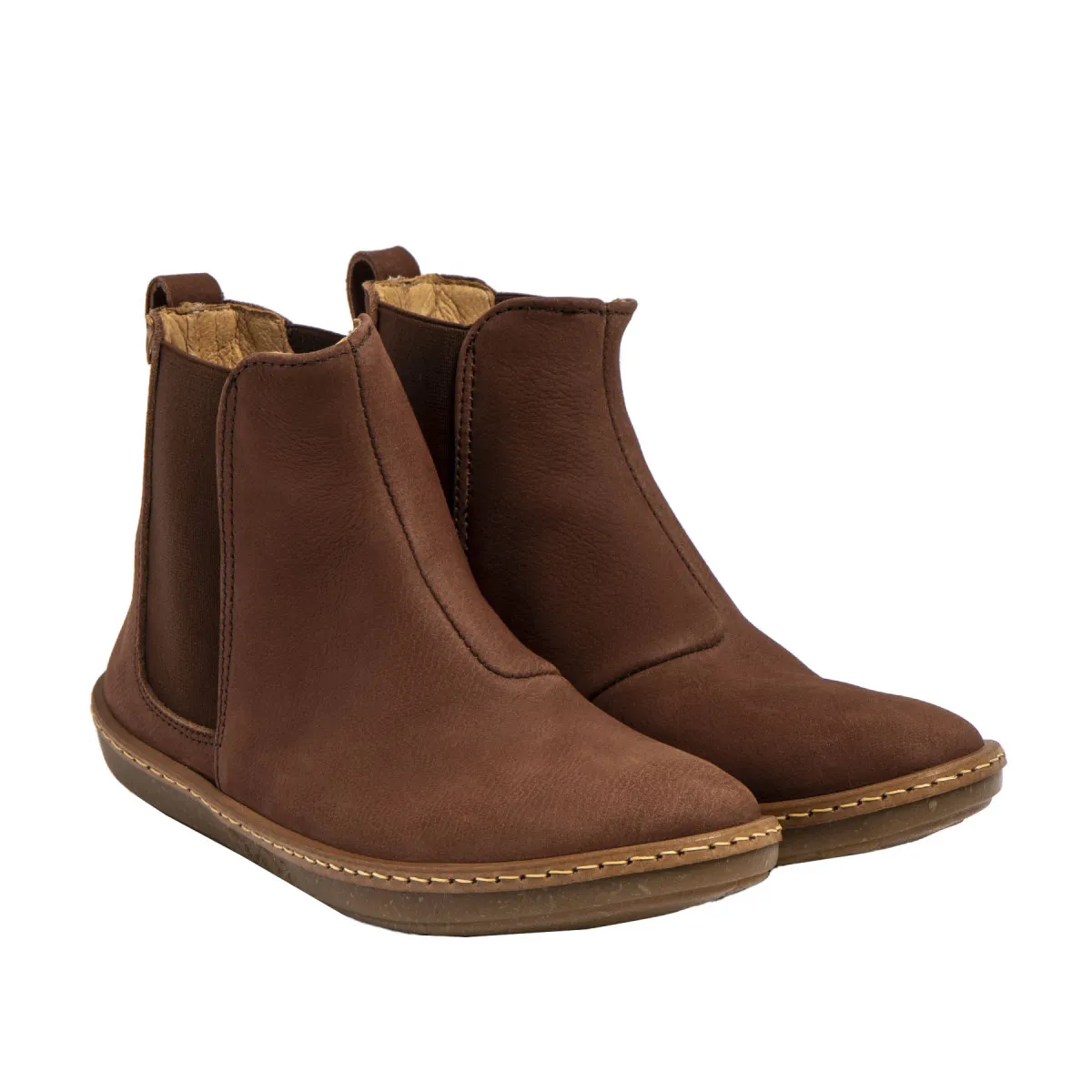 Bottines chelsea en cuir - Marron