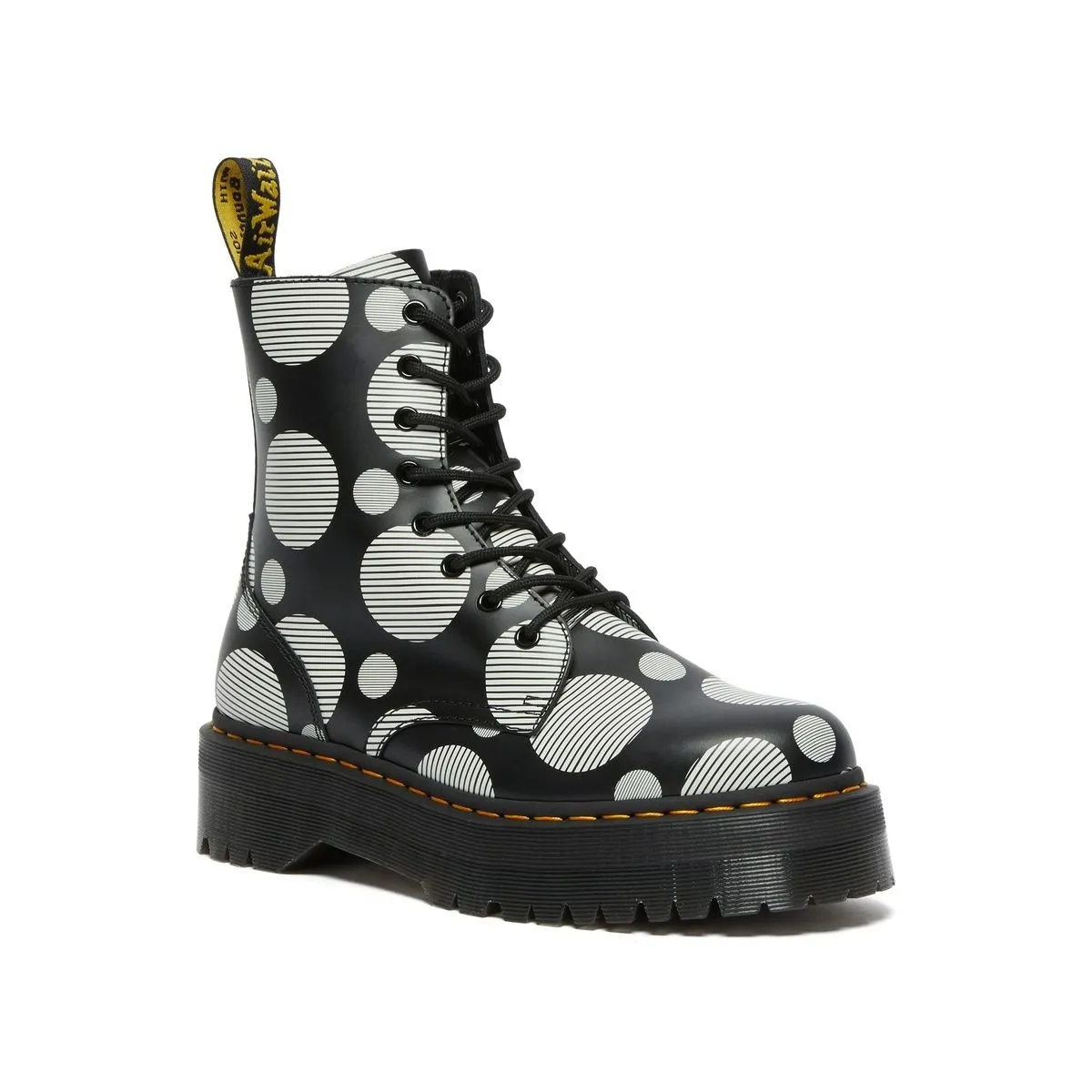 Bottines Dr martens jadon polka noir