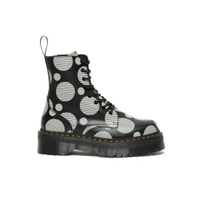 Bottines Dr martens jadon polka noir