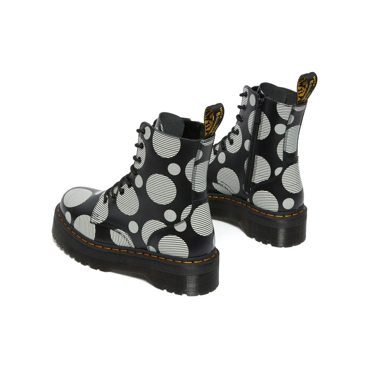 Bottines Dr martens jadon polka noir