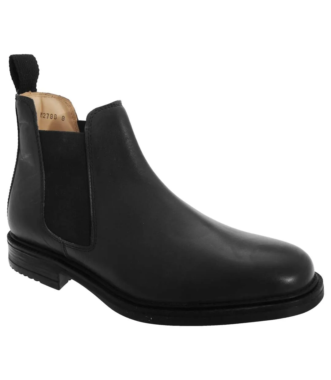 Bottines en cuir homme noir Roamers