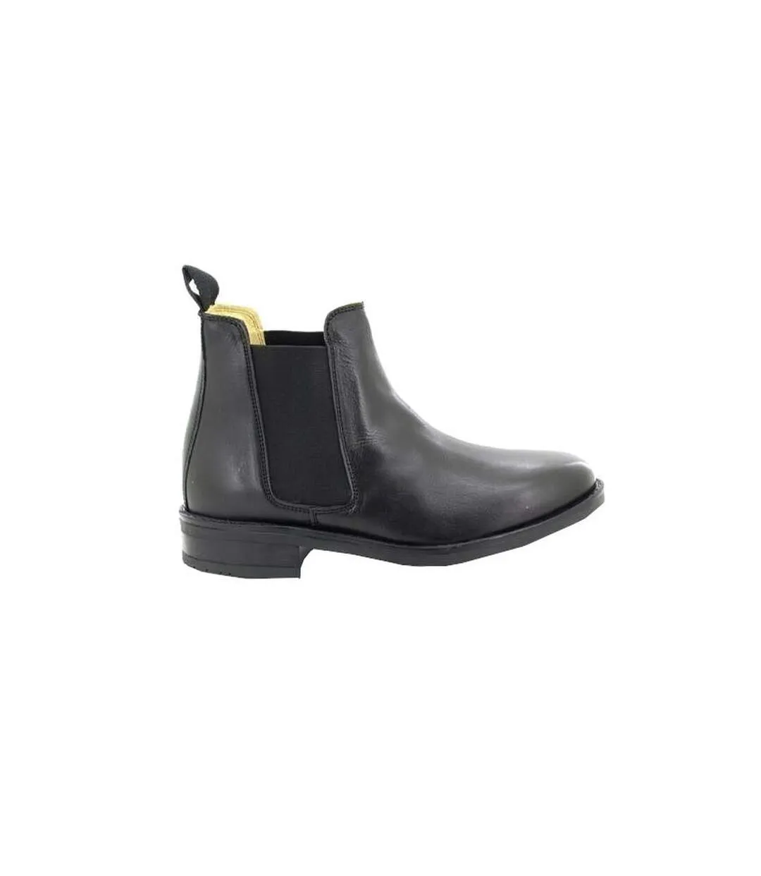 Bottines en cuir homme noir Roamers