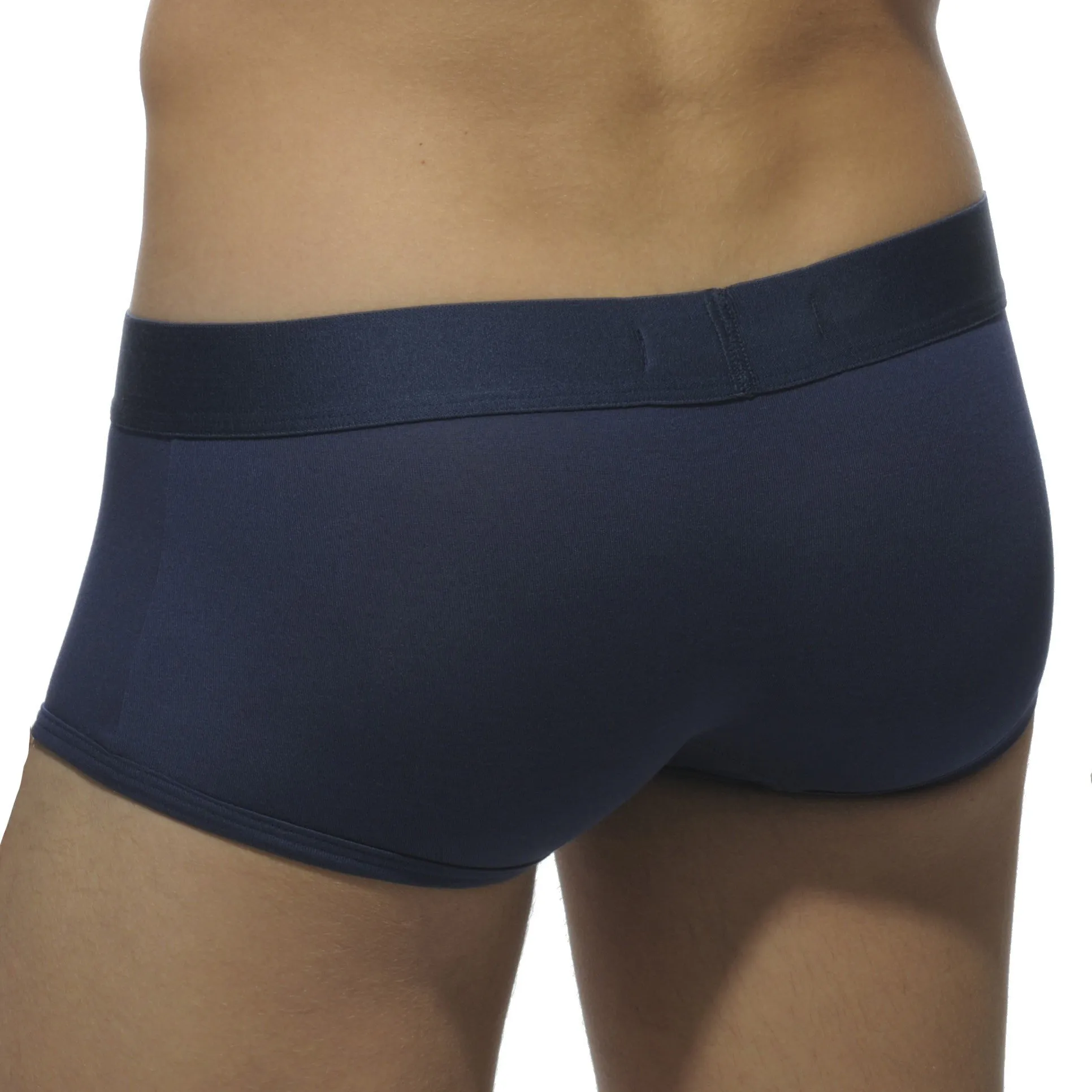 Boxer Basic Modal marine - ES collection : vente shorty boxers homm...