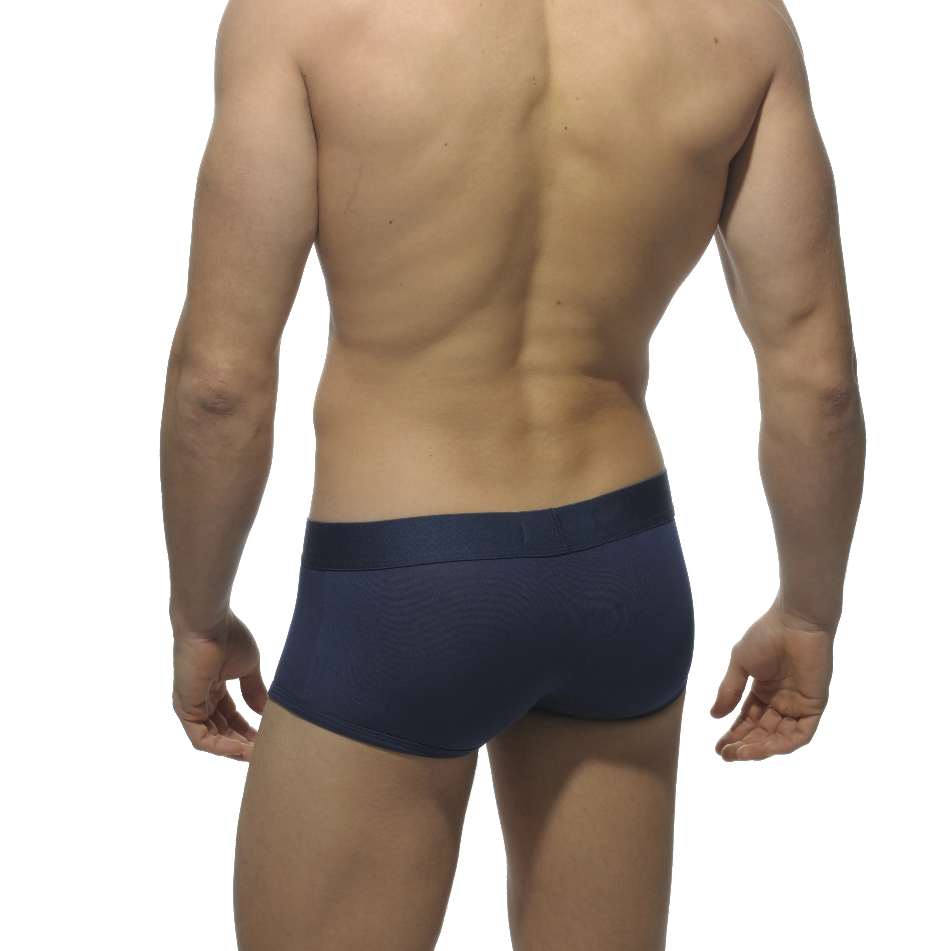 Boxer Basic Modal marine - ES collection : vente shorty boxers homm...