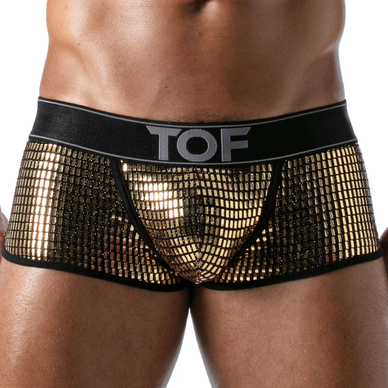 Boxer Star Tof Paris - Or - TOF Paris : vente shorty boxers homme T...