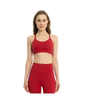 Brassière de sport amaya femme rouge Lookus