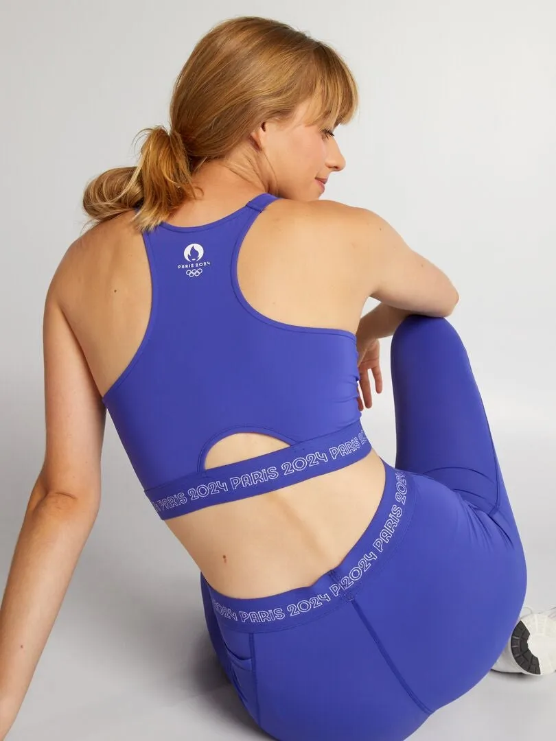 Brassière de sport - Paris 2024 - Bleu