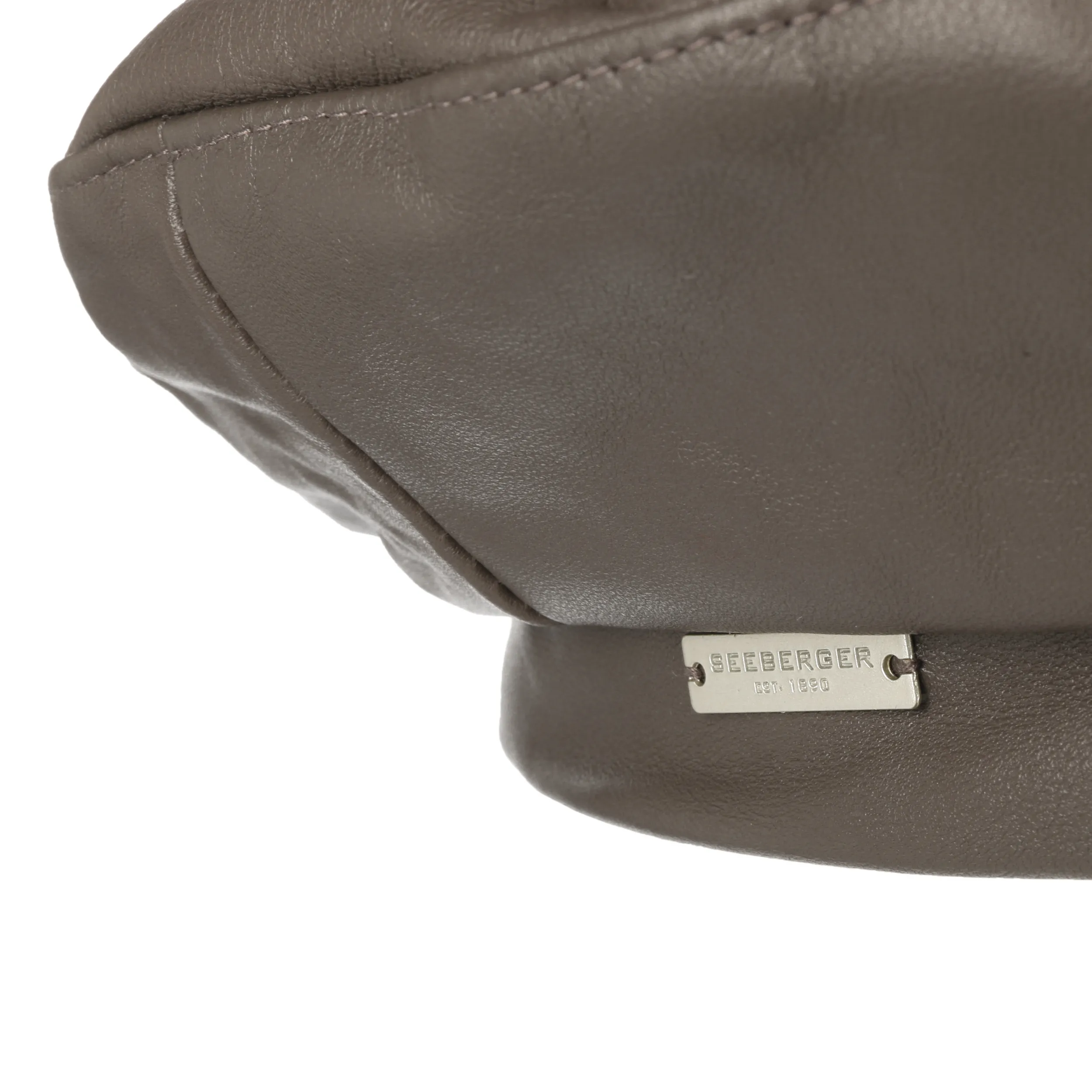 Béret en Cuir by Seeberger --> Chapeaux, casquettes & bonnets en ligne ▷ Chapeaushop