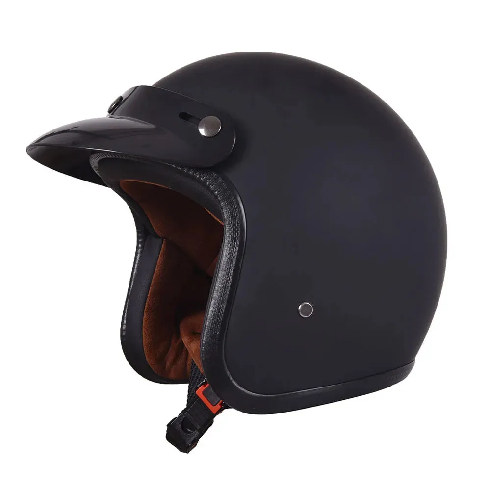 Casque de moto demi-ouvert rétro Starto