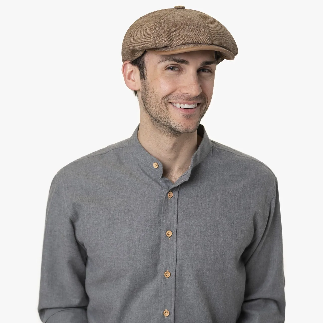 Casquette en Lin 8 Panel Merrick by Stetson --> Chapeaux, casquettes & bonnets en ligne ▷ Chapeaushop