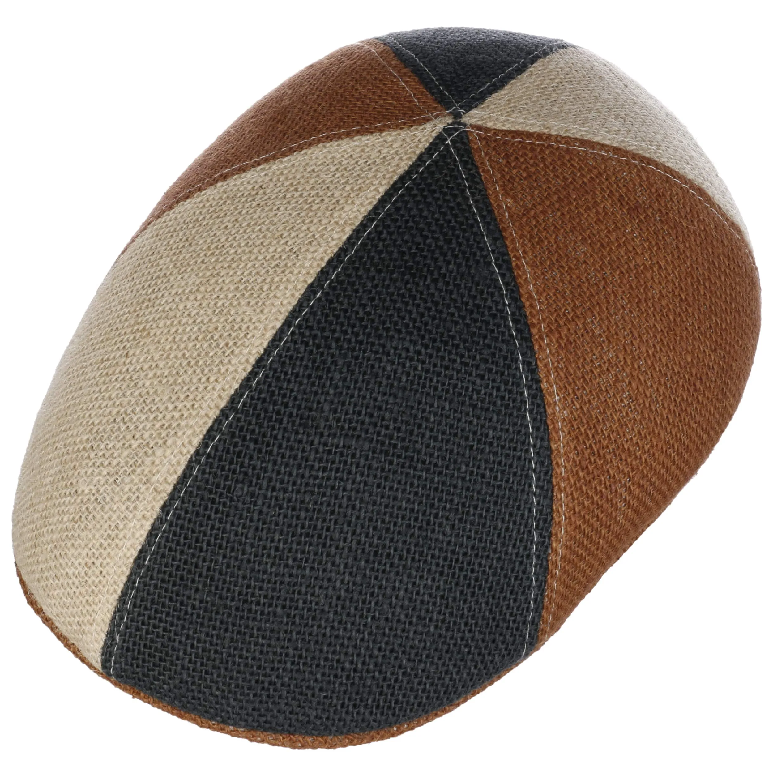 Casquette en Toile de Jute Patchwork by McBURN --> Chapeaux, casquettes & bonnets en ligne ▷ Chapeaushop