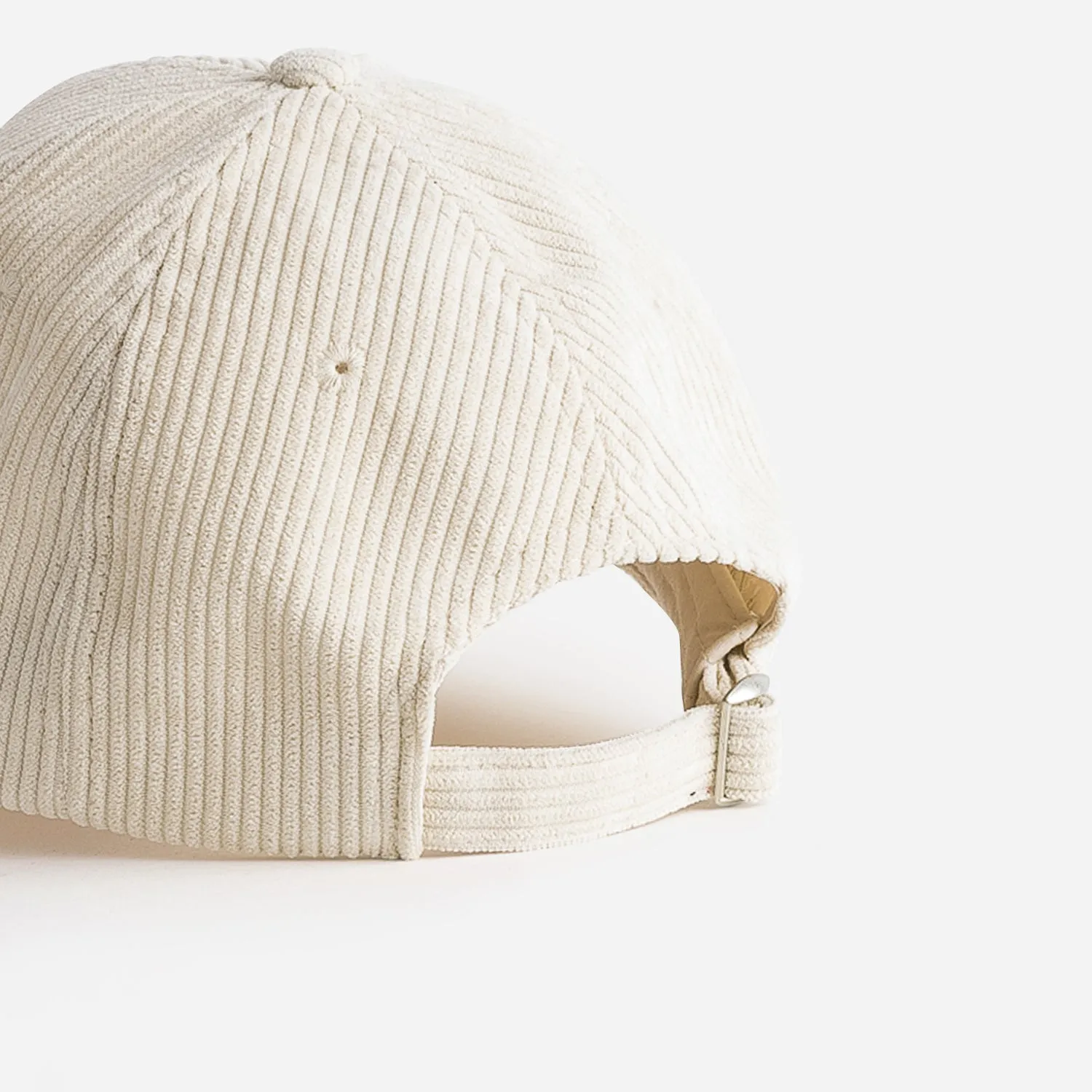 Casquette TEXTO beige en velours côtelé - Eram Accessoires | ERAM