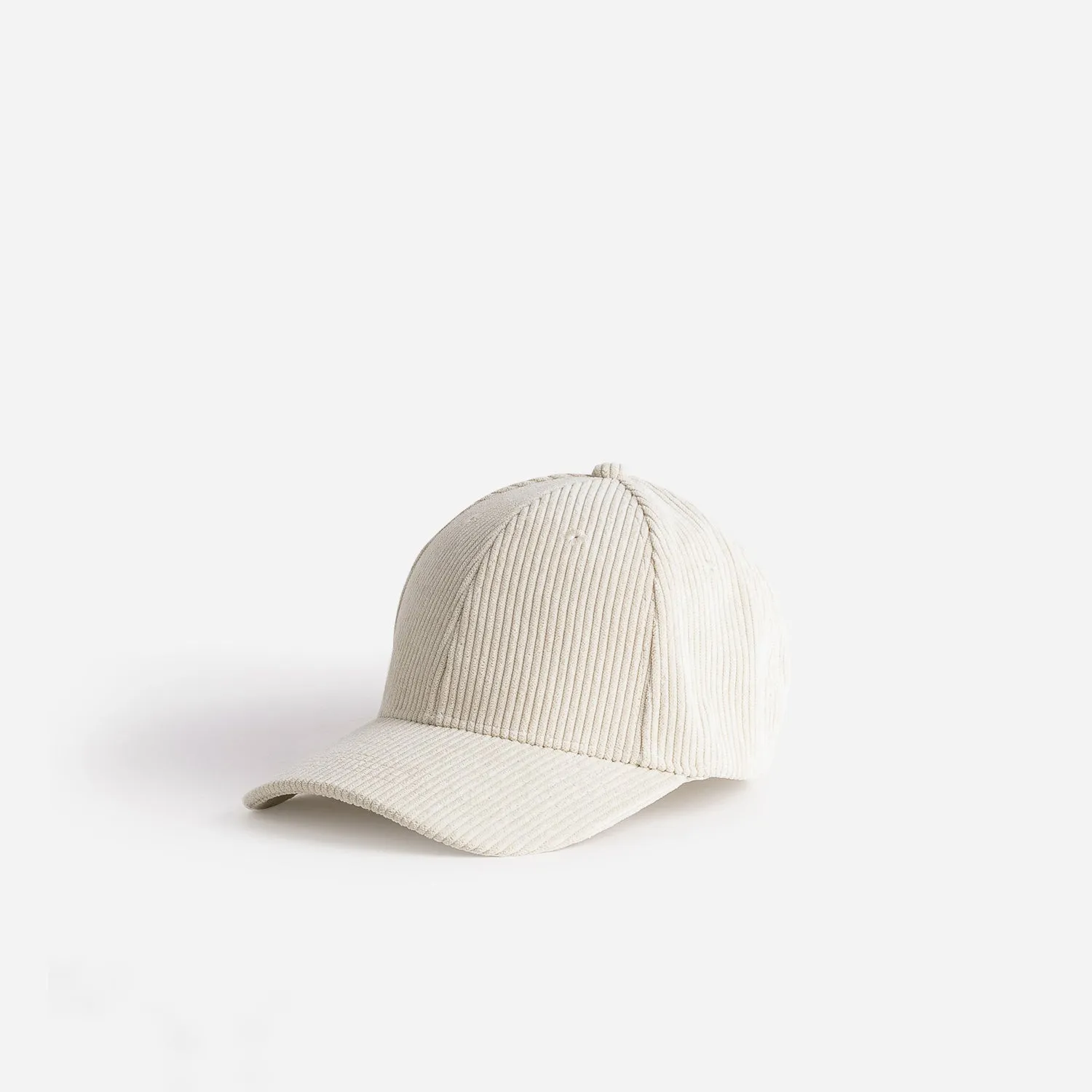 Casquette TEXTO beige en velours côtelé - Eram Accessoires | ERAM