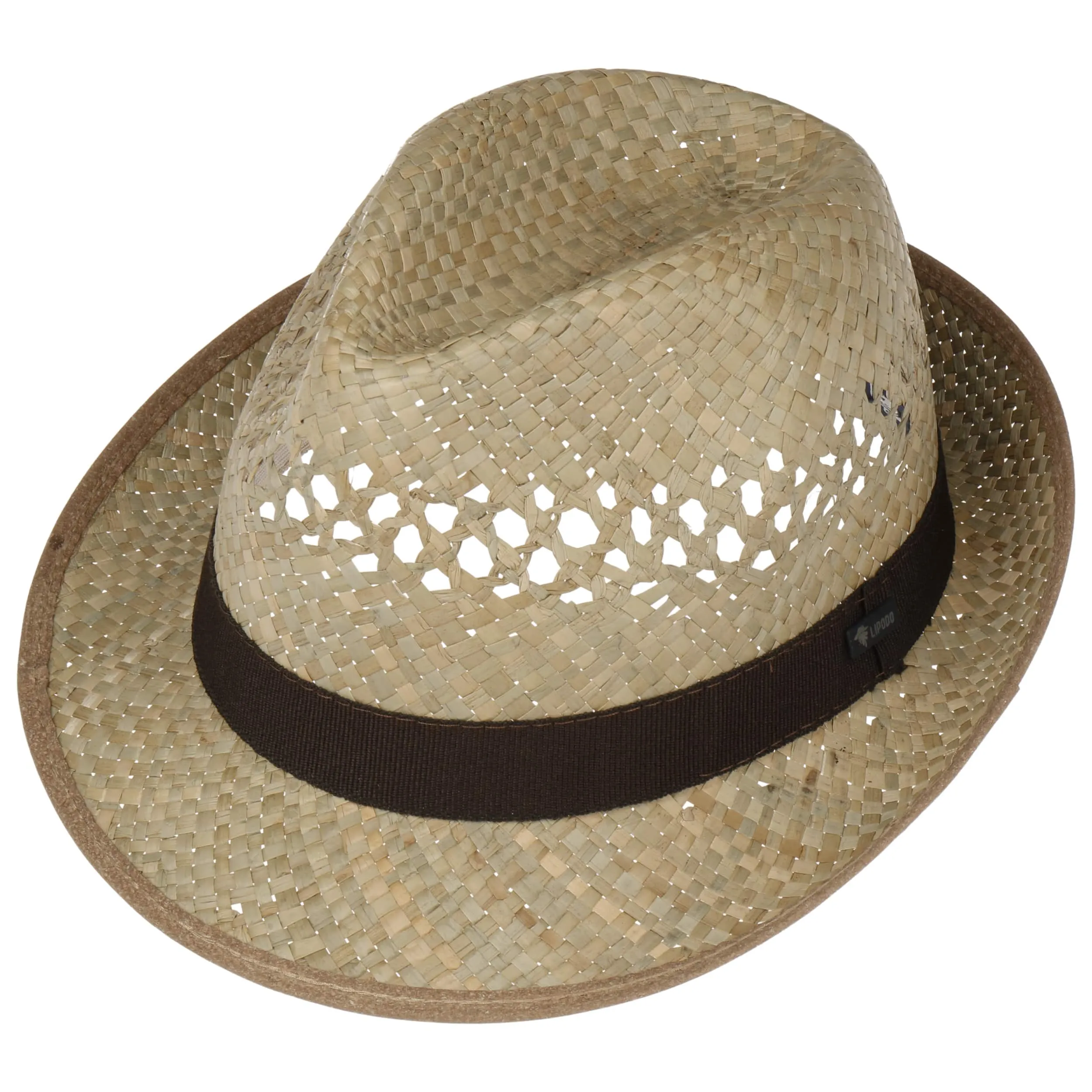 Chapeau Classic Trilby en Paille by Lipodo --> Chapeaux, casquettes & bonnets en ligne ▷ Chapeaushop