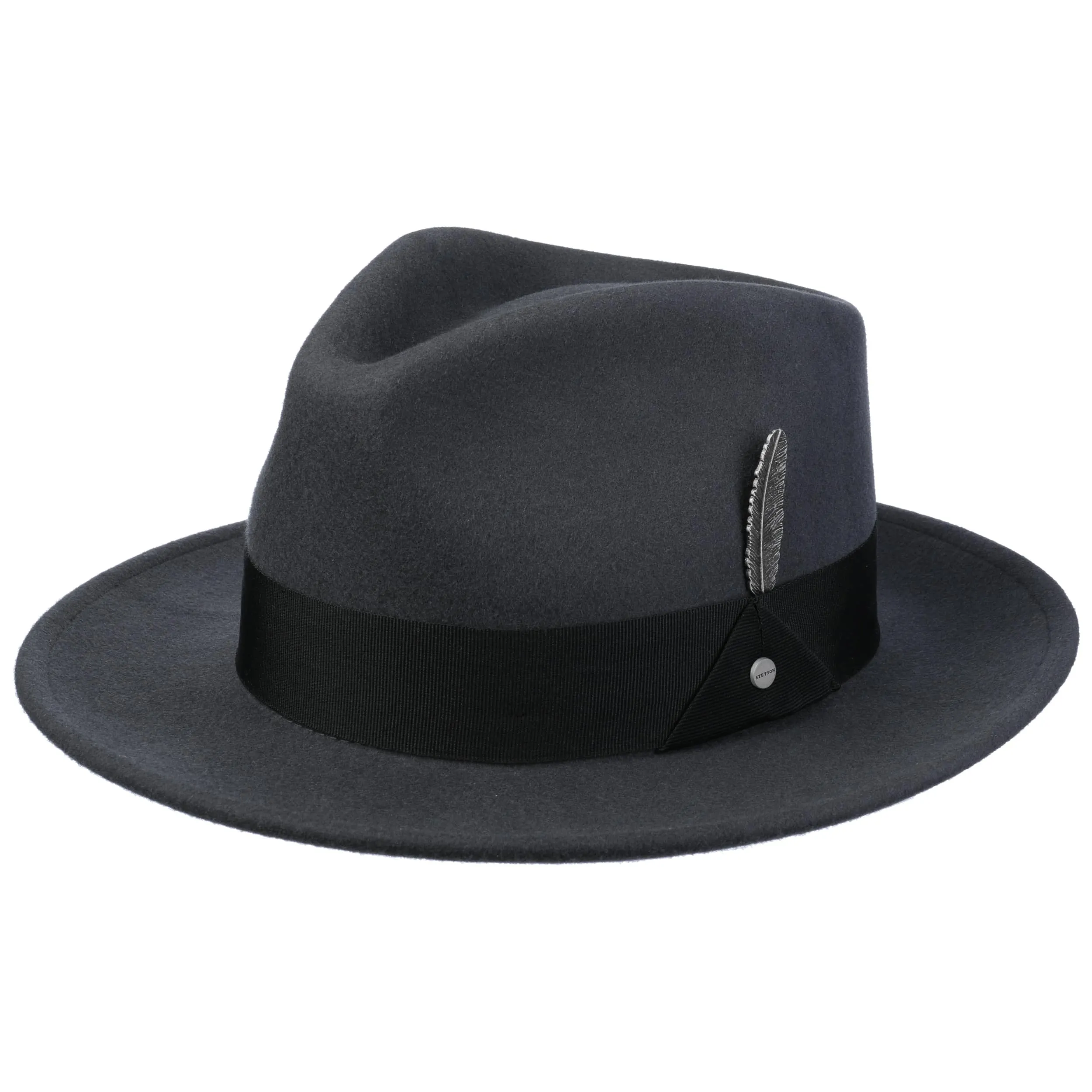 Chapeau en Laine Burdock Fedora by Stetson --> Chapeaux, casquettes & bonnets en ligne ▷ Chapeaushop