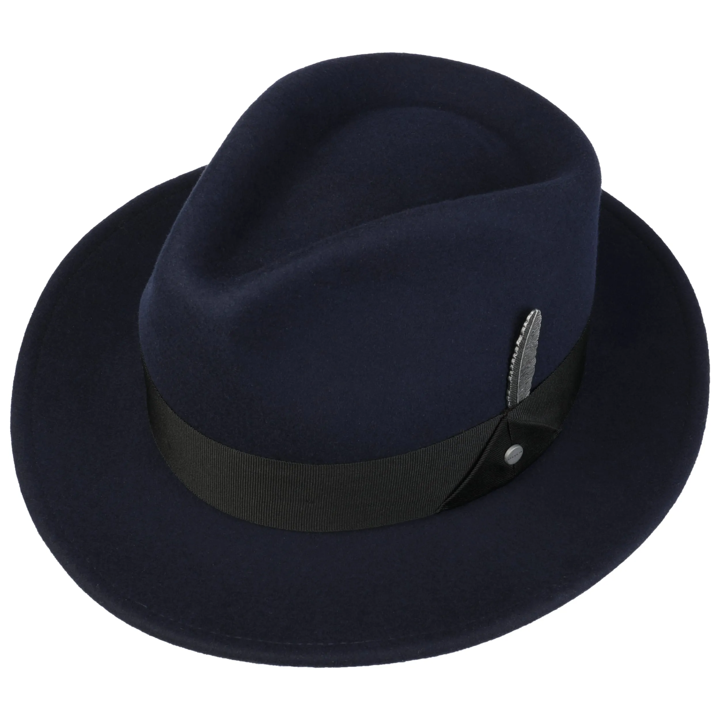 Chapeau en Laine Burdock Fedora by Stetson --> Chapeaux, casquettes & bonnets en ligne ▷ Chapeaushop