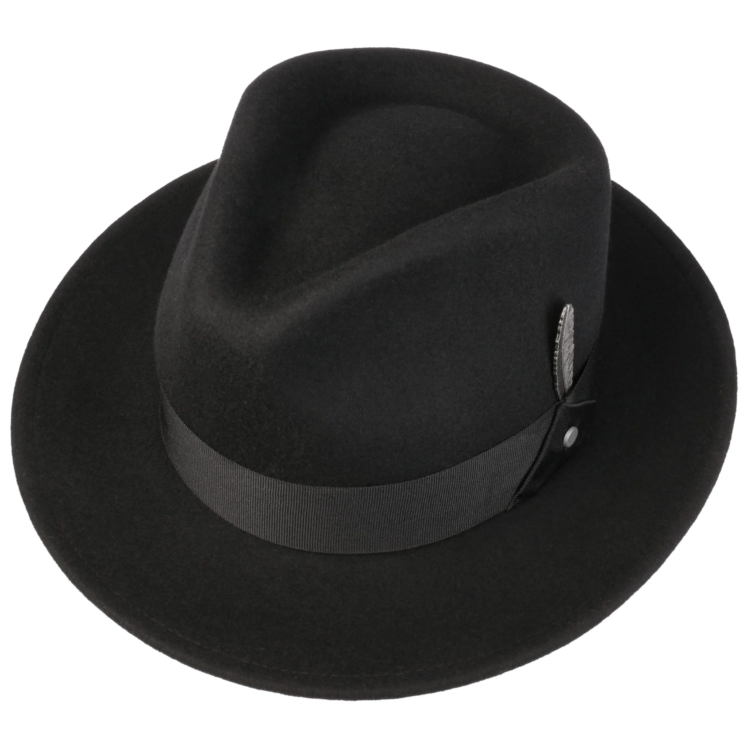 Chapeau en Laine Burdock Fedora by Stetson --> Chapeaux, casquettes & bonnets en ligne ▷ Chapeaushop