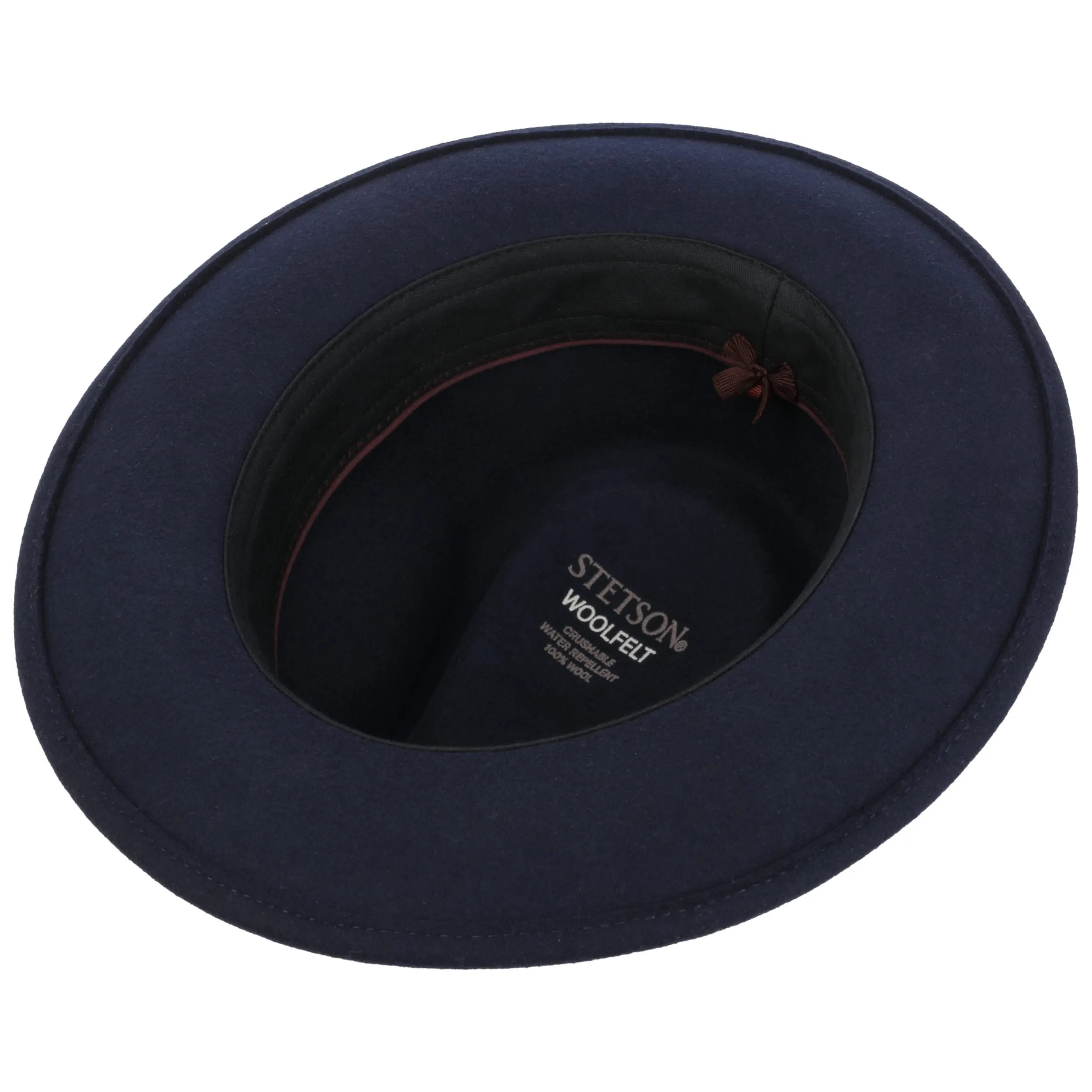 Chapeau en Laine Burdock Fedora by Stetson --> Chapeaux, casquettes & bonnets en ligne ▷ Chapeaushop