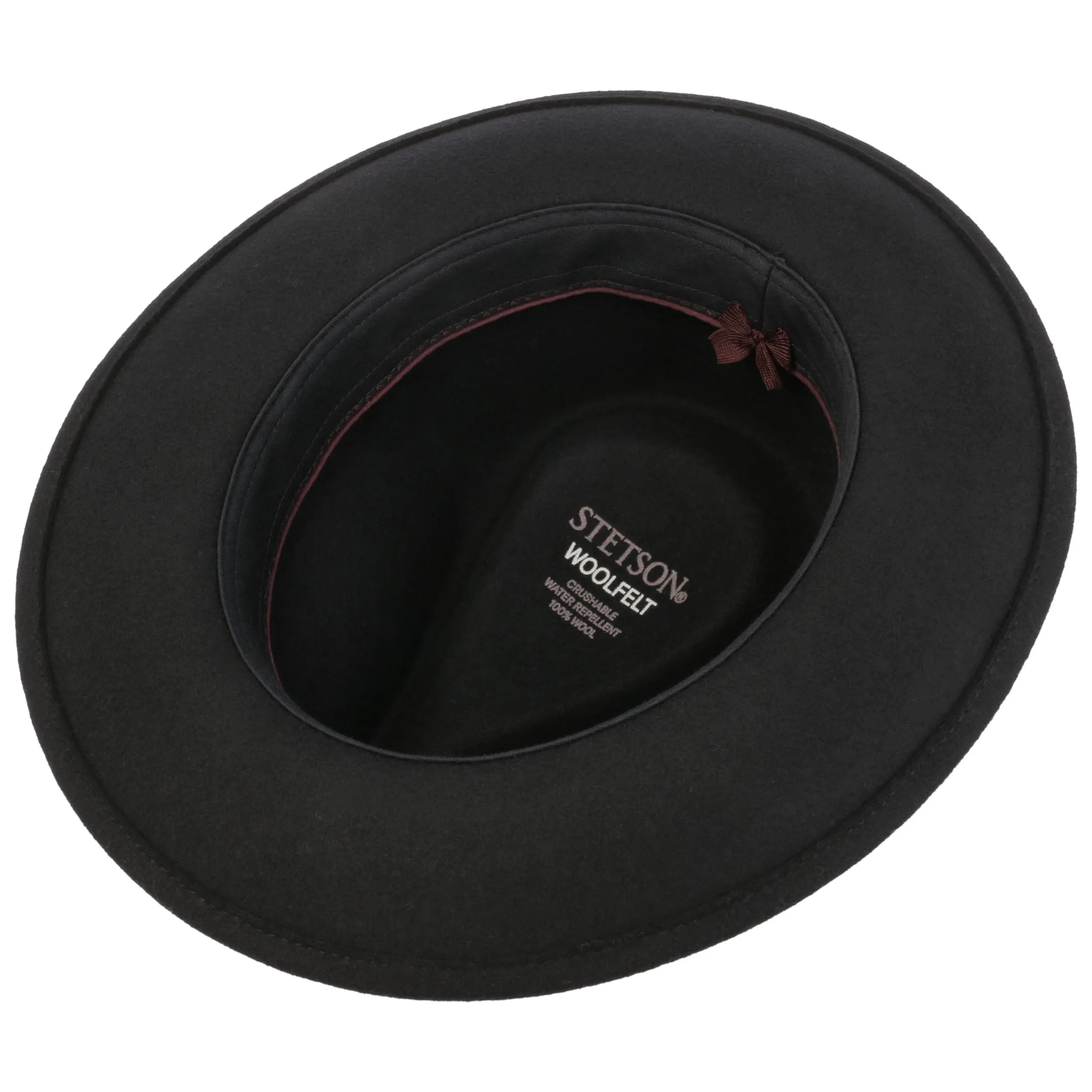 Chapeau en Laine Burdock Fedora by Stetson --> Chapeaux, casquettes & bonnets en ligne ▷ Chapeaushop