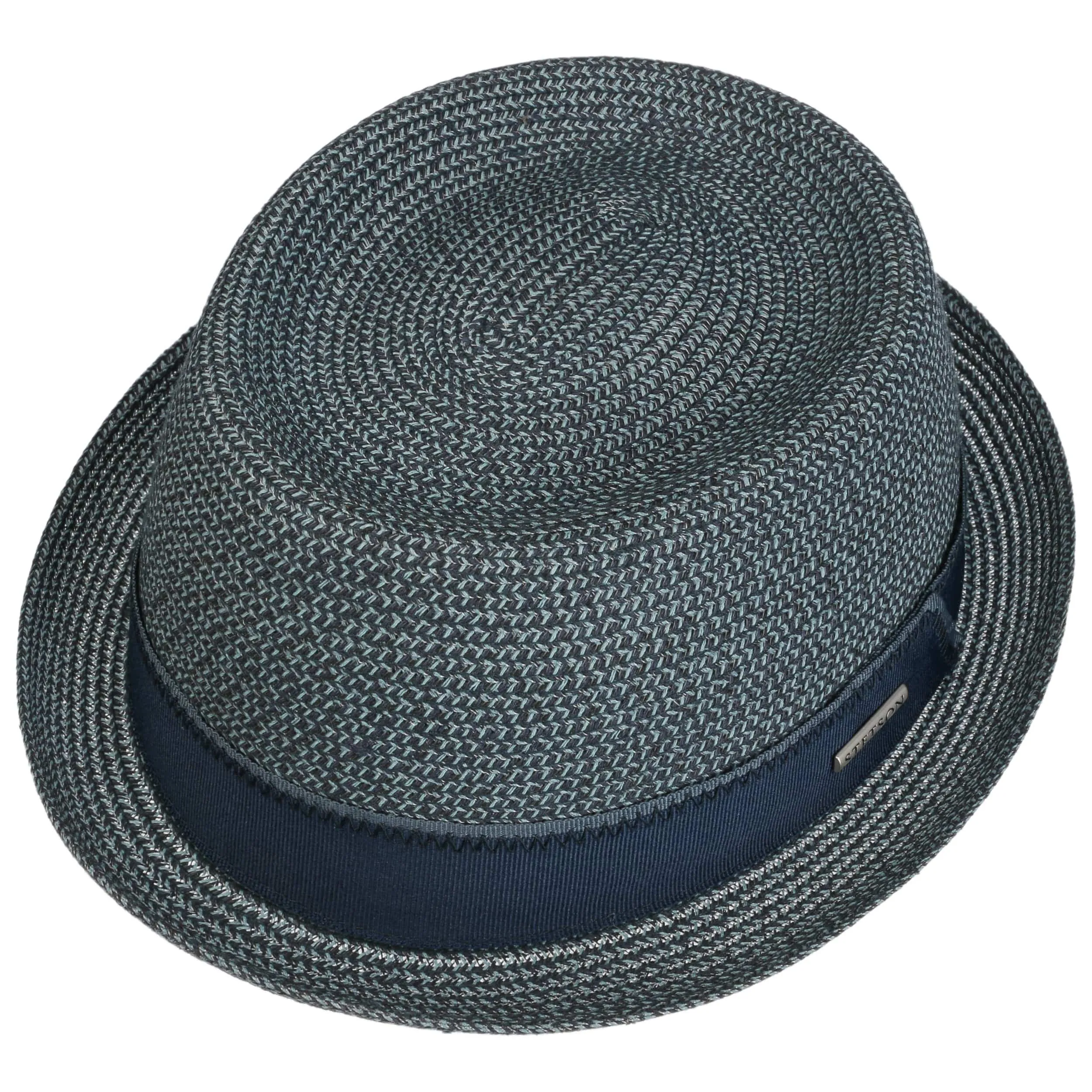 Chapeau en Paille Ruviano Pork Pie by Stetson --> Chapeaux, casquettes & bonnets en ligne ▷ Chapeaushop