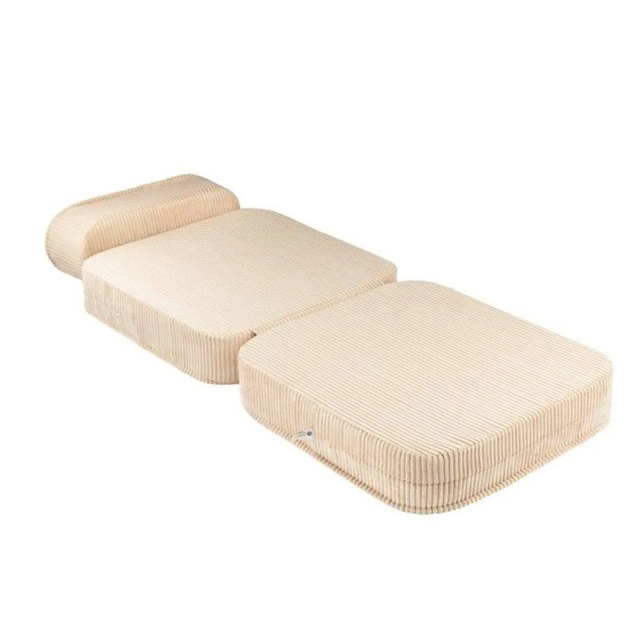 Chauffeusse enfant velours côtelé FLIP BRUN SUGAR beige - 