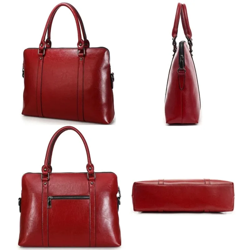 Cherryl - Sac en cuir pour femmes Ordinateur