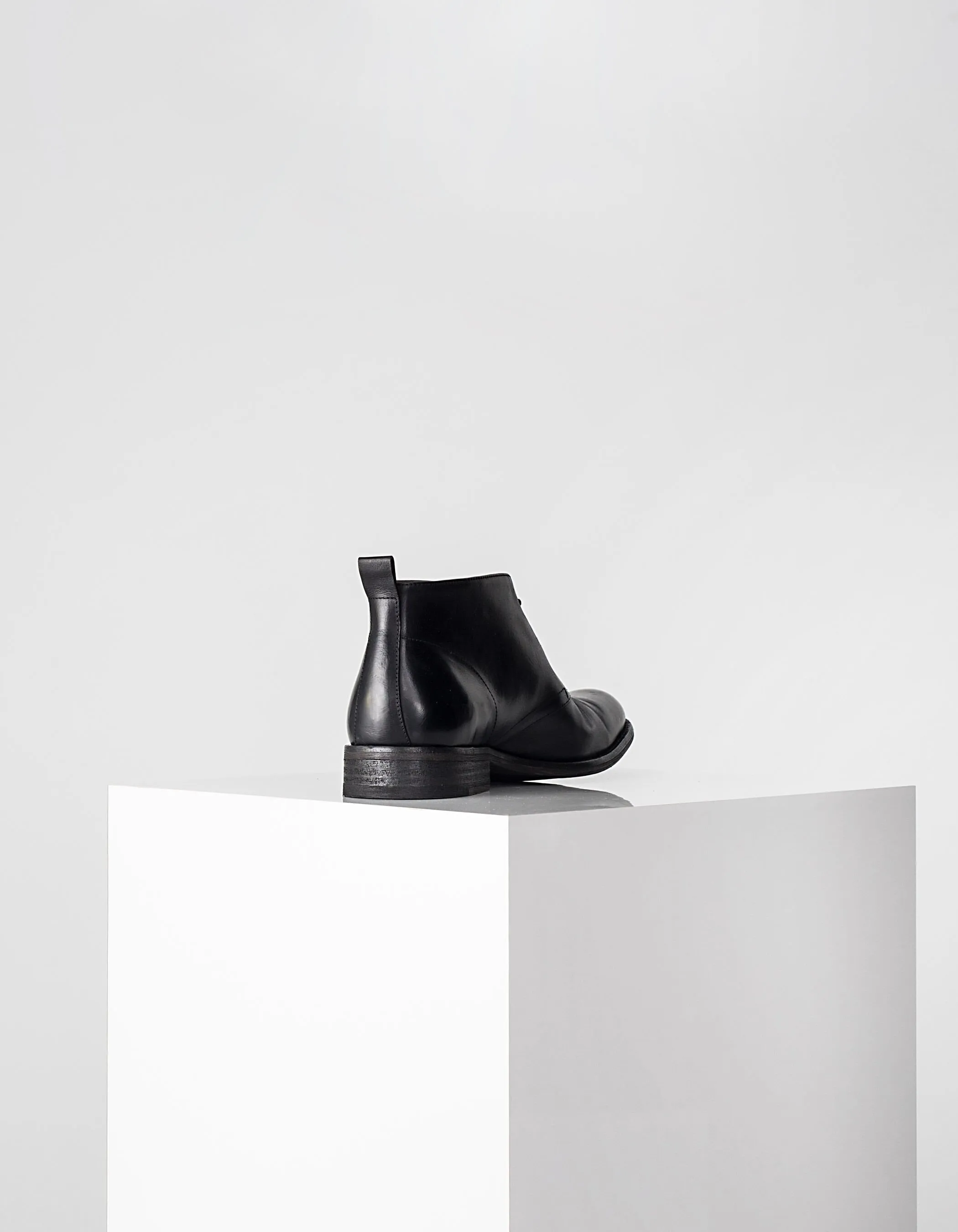 Chukka boots noirs en cuir Homme