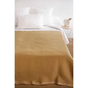 Couverture en pure laine double face VOLTA Beige | 3 Suisses