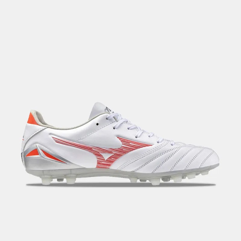 Crampons Mizuno Morelia Neo IV Pro AG - Blanc/Rouge