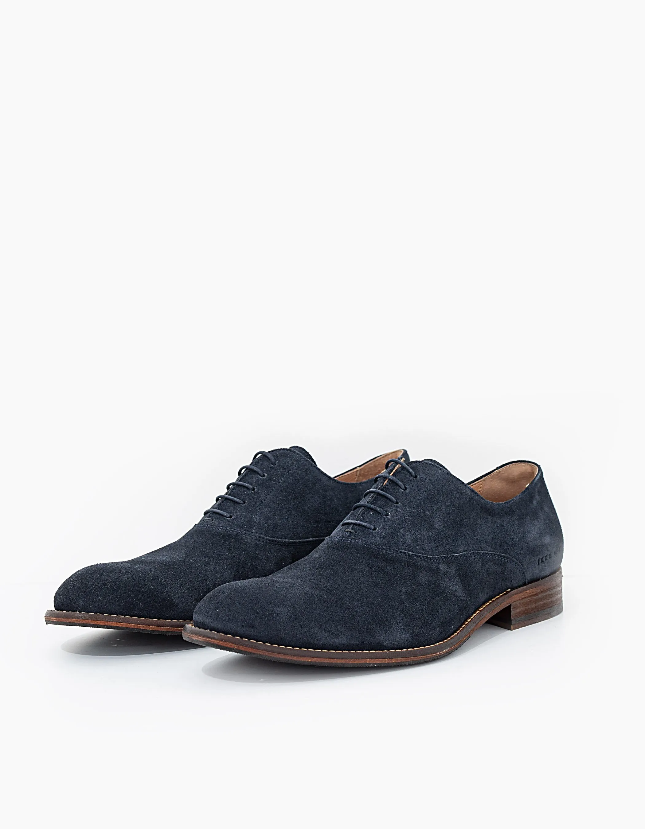 Derbies stone en cuir velours Homme