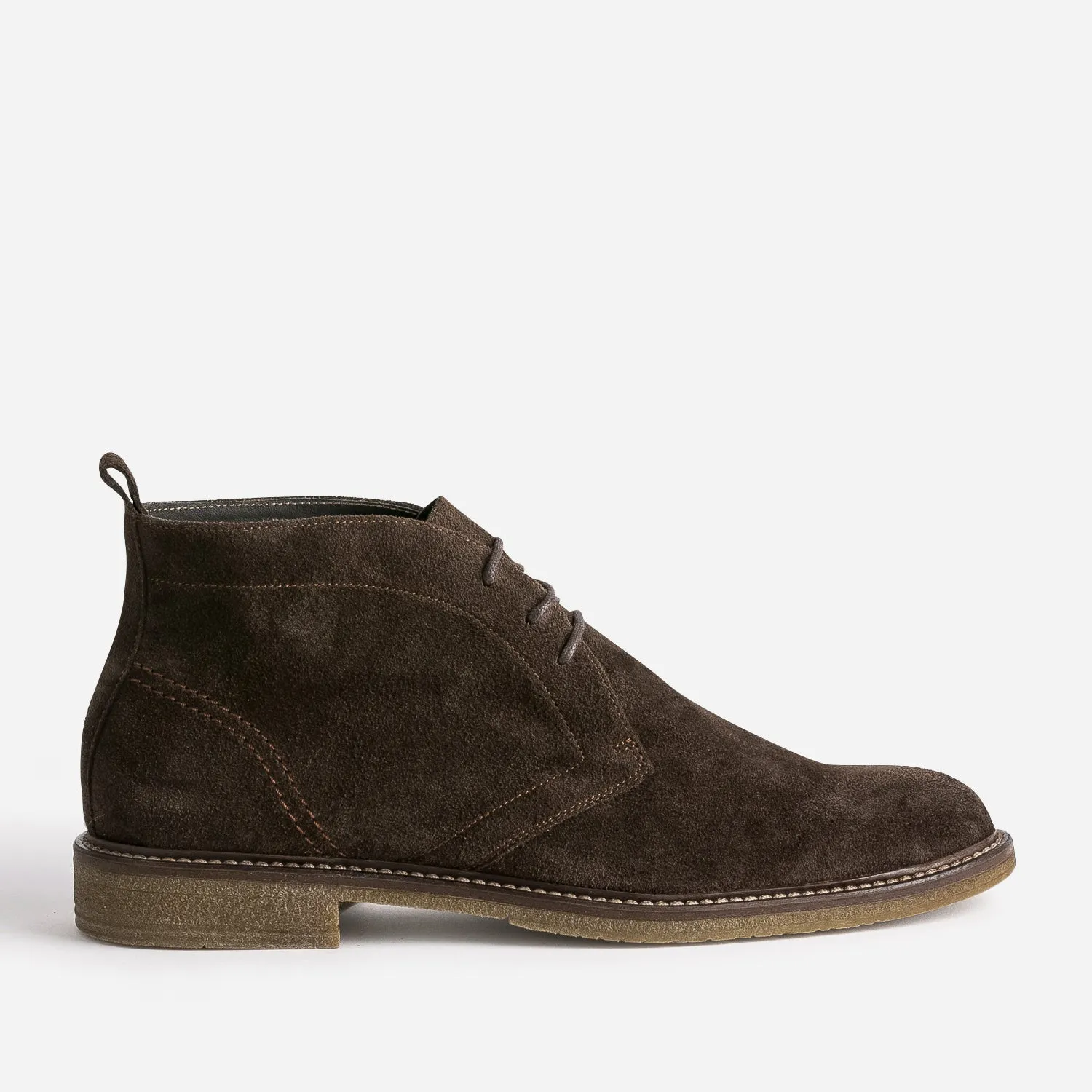 Desert Boots marron en cuir velours - Boots Homme | ERAM