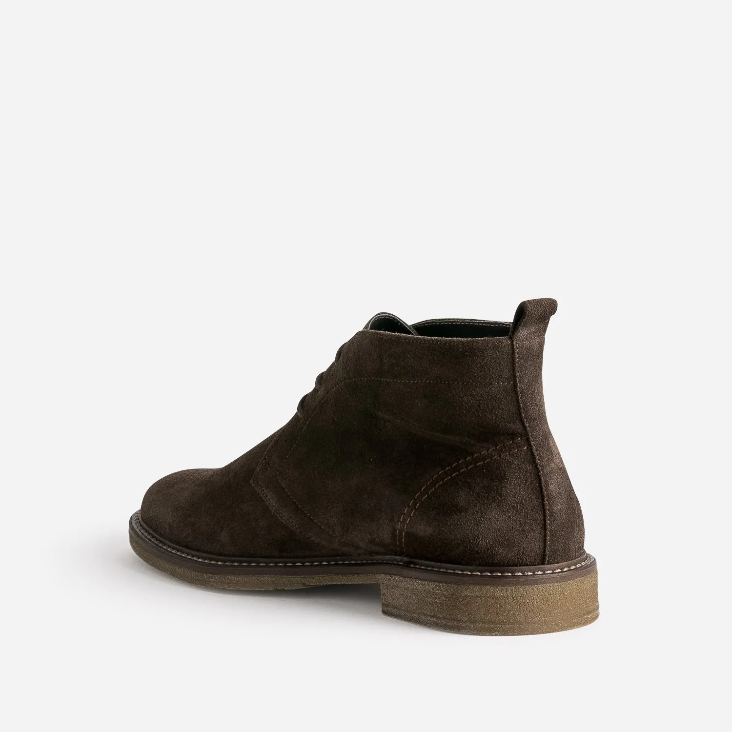 Desert Boots marron en cuir velours - Boots Homme | ERAM